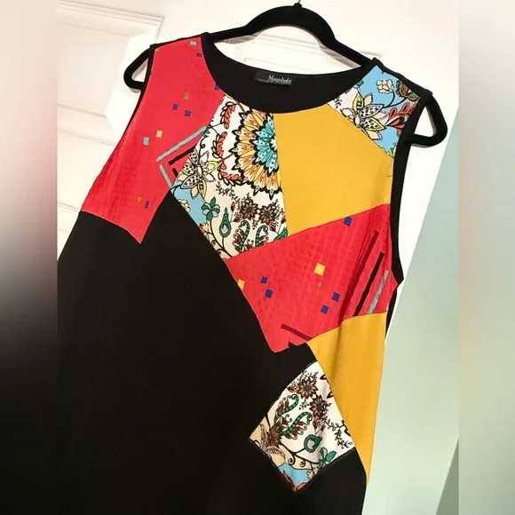 Moonlight colourful Patchwork Maxi Dress - Picture 5 of 8